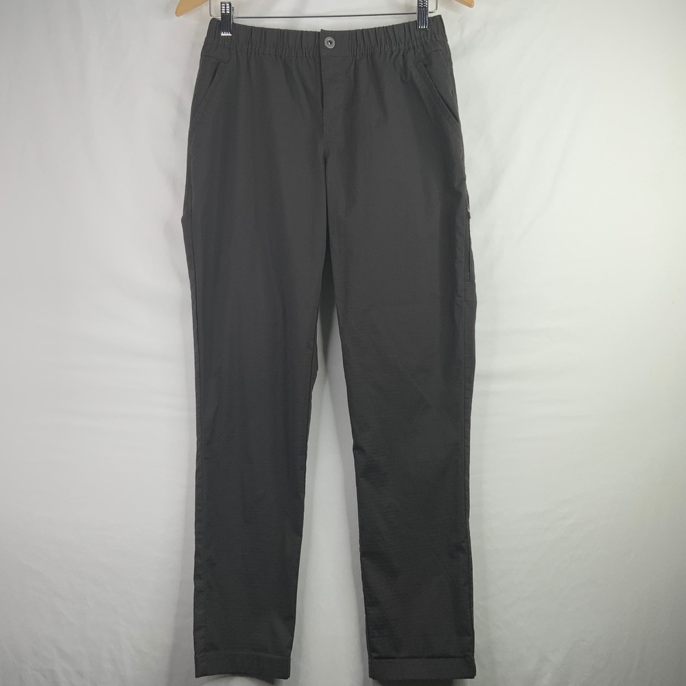 prAna Halle Straight Leg Hiking Pants Charcoal Gray Womens Size 6 Stretch Zion